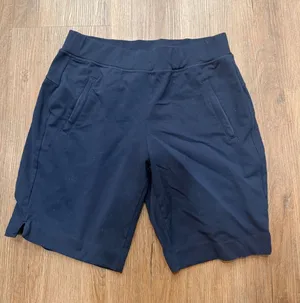 Athleta Mens Navy Blue Athletic‎ Shorts Zipper Pockets Size S Activewear thumbnail 1