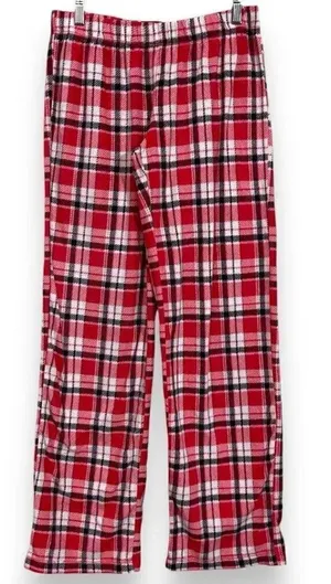 Flirtitude Plaid Fleece Pajama Pants Small thumbnail 1