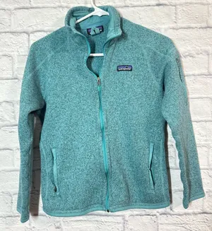 Patagonia Teal Full-Zip Better Sweater Jacket, Small thumbnail 1