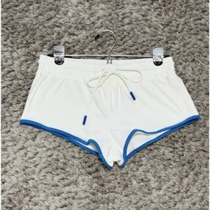 Y2K Missguided Women’s 70s Retro Dolphin Ribbed Graphic Micro Shorts Size XS thumbnail 4