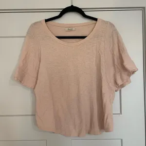 Madewell Light Pink Short Sleeve Top thumbnail 1