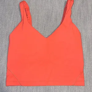 Lululemon Bright Coral Sleeveless Top 4 thumbnail 3