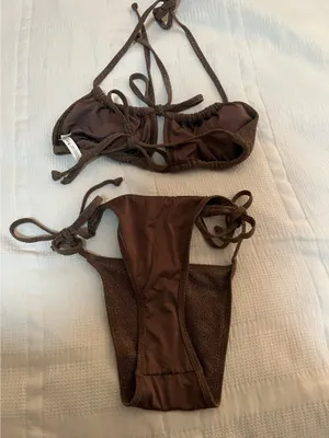 Aeropostale Bikini Set Sparkly Brown thumbnail 7