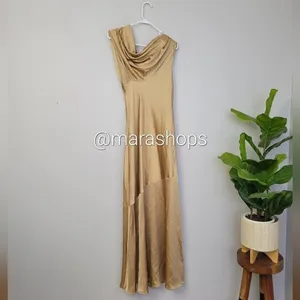 Significant Other Erika Tan Satin Dress thumbnail 7