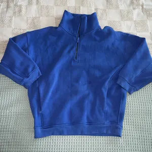 Lululemon Thick Fleece Quarter Zip Size XS/S Wild Indigo‎ thumbnail 1