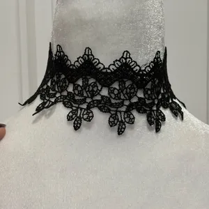 🆕 Black Lace Choker Necklace thumbnail 1