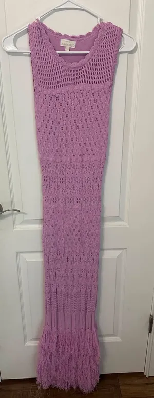 Torn By Ronny Kobo Lilac dress thumbnail 1
