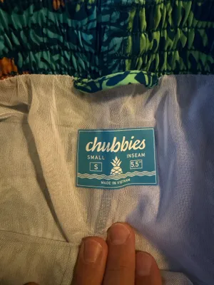 Chubbies swim shorts men’s size small never worn!! thumbnail 2