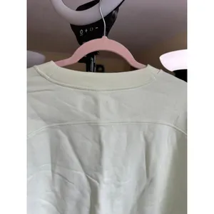 Lululemon Perfectly Oversized Crew Sweater Size 6 Workout Comfortable Neon Green thumbnail 9