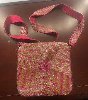 Boutique Fully Beaded Star Purse Multiple thumbnail 1