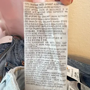 874 | Zara High Rise Wide Leg Relaxed Cotton Denim Jeans Light‎ Wash Womens 4 thumbnail 8