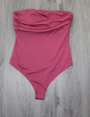 Mauve Strapless Body Suit thumbnail 1