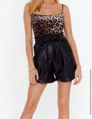 Nasty Gal- When The Fur Flies Velvet Leapard bodysuit. thumbnail 5
