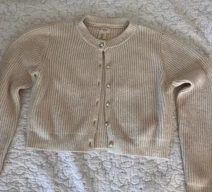 Cream button up sweater thumbnail 1