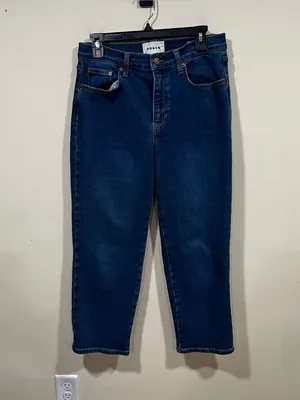 Boden W29 L28 MID RISE CIGARETTE JEANS" EUC blue denim thumbnail 2