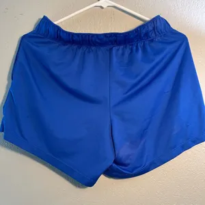 Nike Blue Athletic Shorts with Elastic Waistband Dri-Fit SZ S High-Waist thumbnail 6