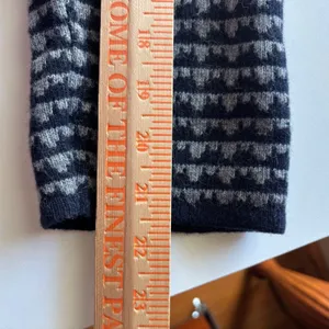 A. IDA Made In Italy Wool Blend Cardigan Faux Fur Collar Womens Sz L‎ thumbnail 7