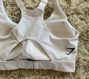 Gymshark White Sports Bra thumbnail 3