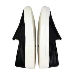 Vince‎ Camuto Kanesya Black Perforated Leather Platform Slip On Sneakers Size 7 thumbnail 8
