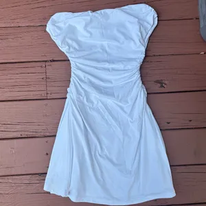 Amazon white asymmetrical mini dress small thumbnail 5
