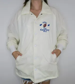 Vintage 80s Torque Dallas Cowboys Football Coat thumbnail 1