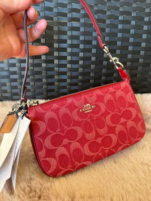 Coach Nolita 19 In Signature Denim CCZ48 denim/Silver/True Red thumbnail 1