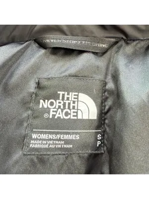 The North Face Women’s Black 550 Down Hooded Long Parka Jacket Coat Small Winter thumbnail 4