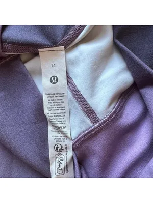 Lululemon Align Short High Rise 4” Aurora Haze Purple Size 14 NWT thumbnail 5