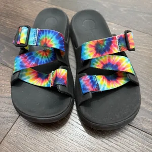 Chaco Women’s 7 Tie Dye Chillo Slide Sandals thumbnail 3