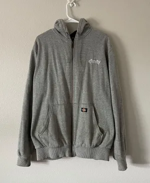 Dickies Grey  Xfinity Zip Up Jacket thumbnail 2