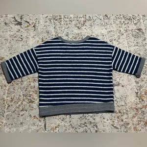 FRAME short sleeve cropped striped sweater size XS thumbnail 9