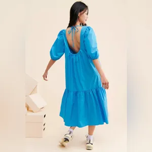 Free People x Just Female Park Midi Dress thumbnail 2