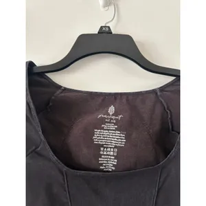 Free People Movement Good Karma One-piece Long Sleeve Black Runsie Size M/L thumbnail 3