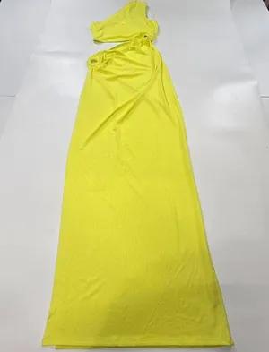 Michael Costello x REVOLVE Decker Maxi Dress in Lime Small thumbnail 3