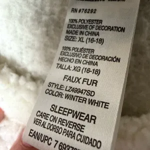Harry Potter Hogwarts‎ embroidered White Fleece sweatshirt sweater XL thumbnail 3