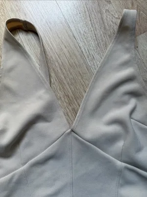Abercrombie & Fitch Women’s Cream Crop Top Size Medium thumbnail 3