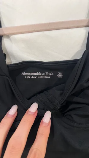 Abercrombie & Fitch Soft A&F Collection Black Bodysuit thumbnail 4