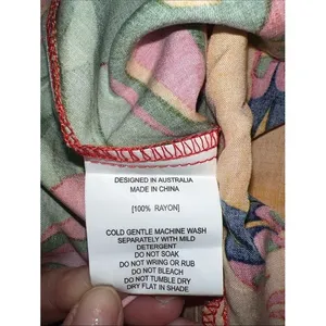 Label of Love Calista Off Shoulder Maxi Dress M NWT Tropical Boho Resort thumbnail 10