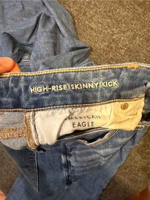 American Eagle High Rise Skinny Kick Jeans thumbnail 3