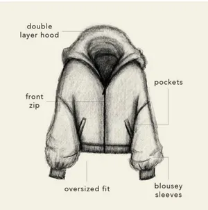 NWT! Blogilates Target X - Women's Marshmallow Full Zip Hooded Sweatshirt XL thumbnail 17