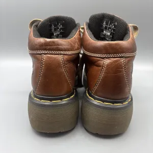 Dr Martens Chunky Ankle Boots Womens Size 7 Mens 6 Brown Lace Up Hightop Y2K thumbnail 8