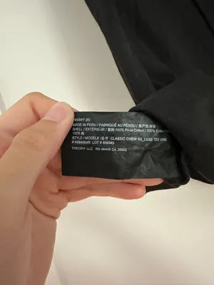 Theory Basic Black T-Shirt Size Small thumbnail 6