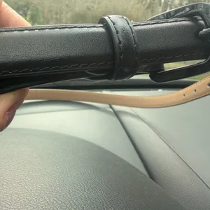 Elegant Black and Tan Women's Belt thumbnail 4