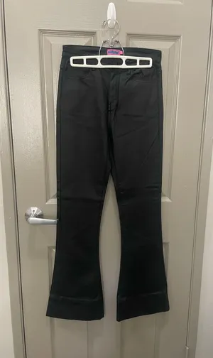 Edikted Leather Pants Flare thumbnail 1