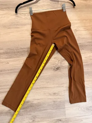 Brown Lululemon Leggings 20.5 inch thumbnail 3