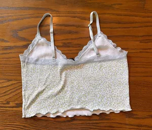 White and Blue floral Top From H&M thumbnail 3