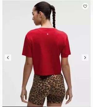 Lululemon Swiftly Perforated Stripe Short Sleeve thumbnail 2