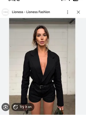 Lioness Black Blazer Romper thumbnail 3