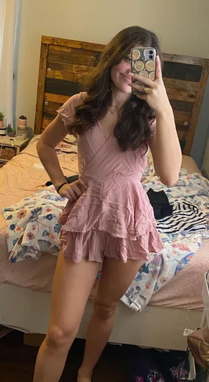 Pink Ruffler Altar’d State Romper thumbnail 1