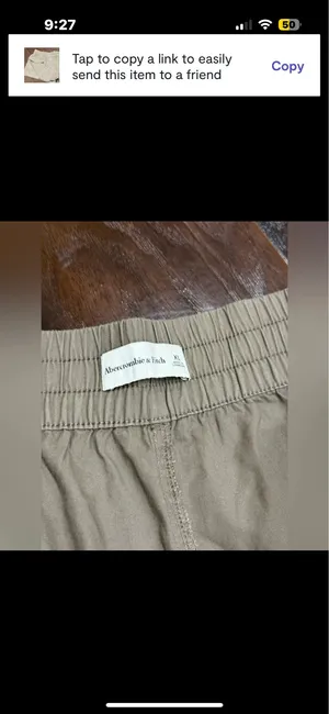 Abercrombie and Fitch Cargo Utility Shorts in Grey Size XL thumbnail 7